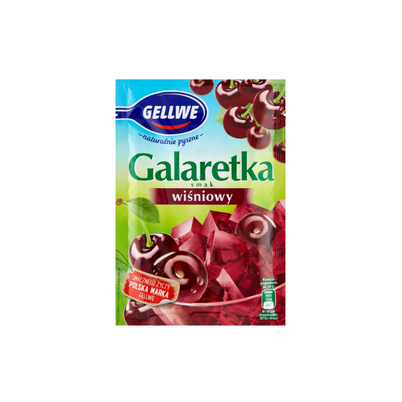 Gellwe GALARETKA WIŚNIOWA 72g