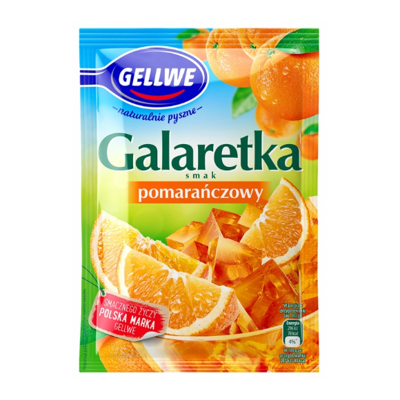 Gellwe GALARETKA POMARAŃCZOWA 72g