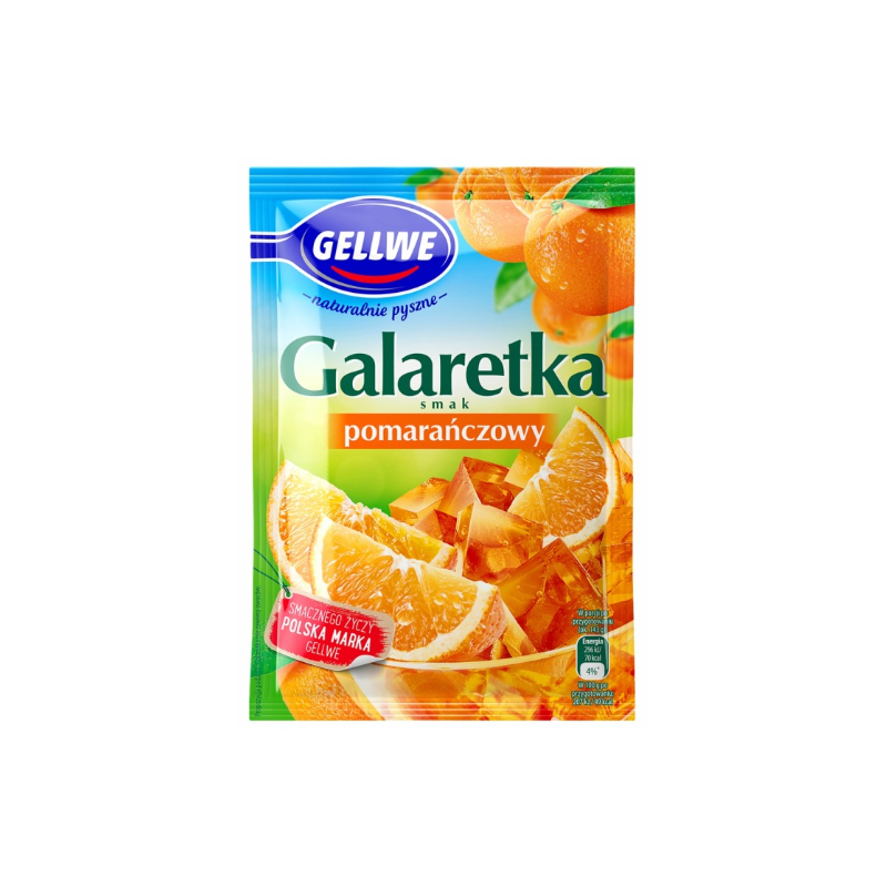 Gellwe GALARETKA POMARAŃCZOWA 72g
