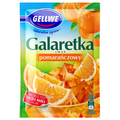 Gellwe GALARETKA POMARAŃCZOWA 72g
