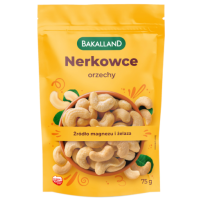 ORZECHY NERKOWCA całe 75g NERKOWIEC BAKALLAND magnez żelazo
