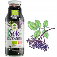 SOK z CZARNEGO BZU CZARNY BEZ eko 270ml DARY NATURY wsparcie PRZEZIĘBIENIE