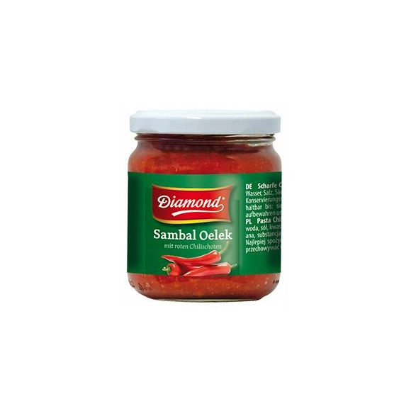 Diamond PASTA Z CHILLI OSTRY SOS SAMBAL OELEK 200G