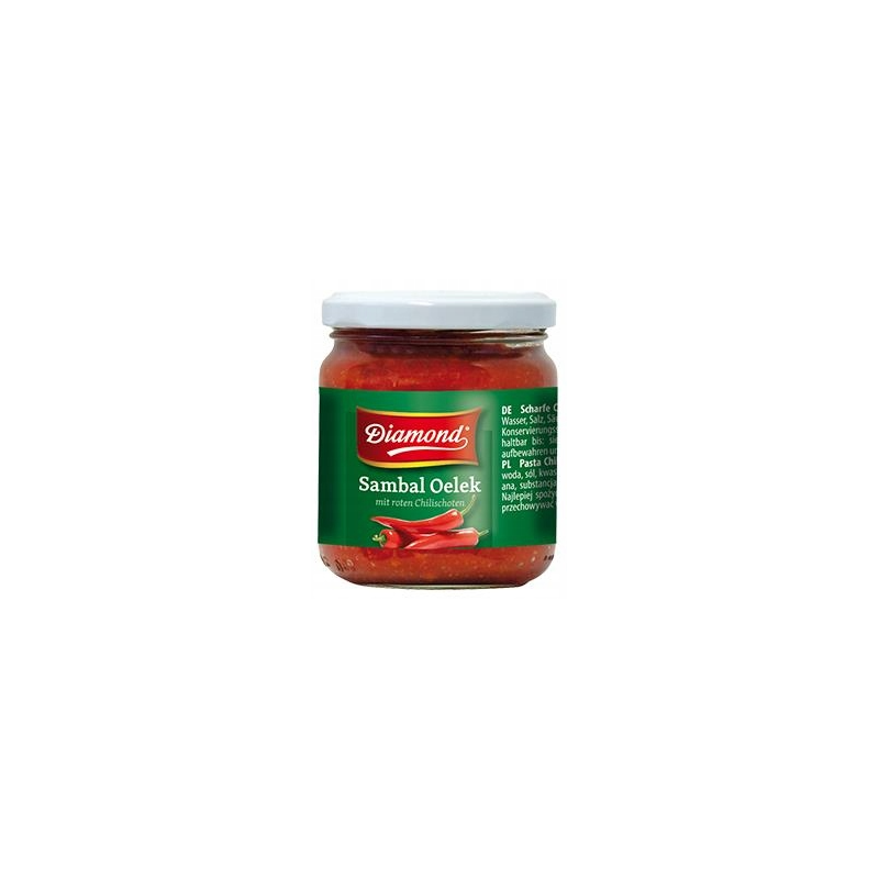 Diamond PASTA Z CHILLI OSTRY SOS SAMBAL OELEK 200G