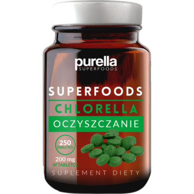 Chlorella purella superfoods Oczyszczenie 250 tabletek