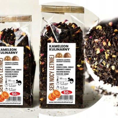 KAMELEON KULINARNY HERBATA CZARNA aromatyzowana SEN NOCY