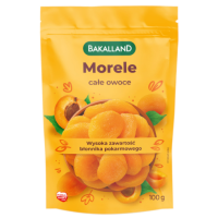 BAKALLAND MORELE SUSZONE CAŁE OWOCE 100G błonnik