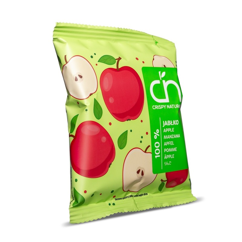 CRISPY NATURAL - JABŁKO SUSZONE 18g PLASTRY /nr 03