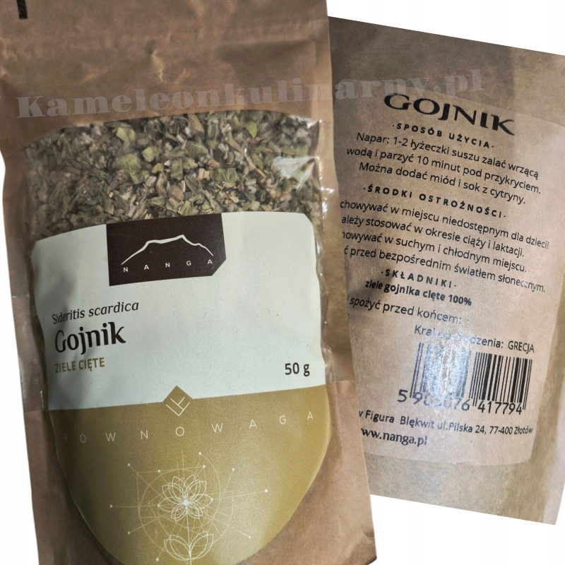 GOJNIK ZIELE GOJNIKA 50g ziele cięte NANGA wsparcie ODPORNOŚĆ TRAWIENIE