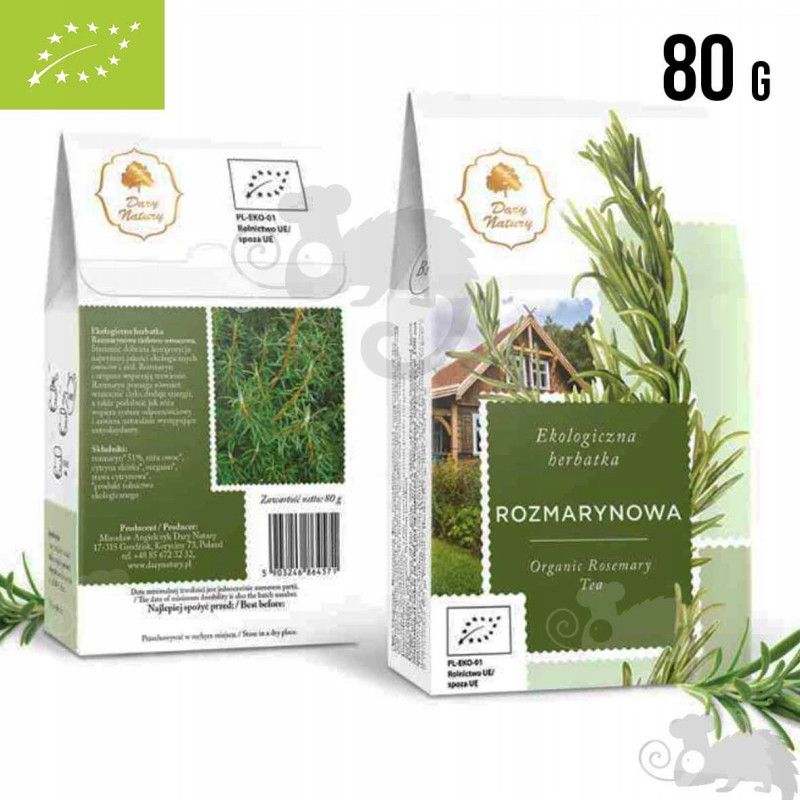 herbata ROZMARYNOWA ziołowo-owocowa ROZMARYN 80g