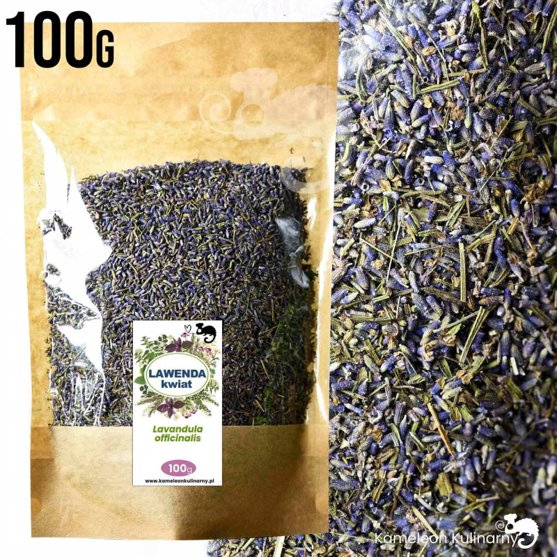 LAWENDA LEKARSKA kwiaty kwiat suszony susz na mole dekoracje 100g 0,1KG