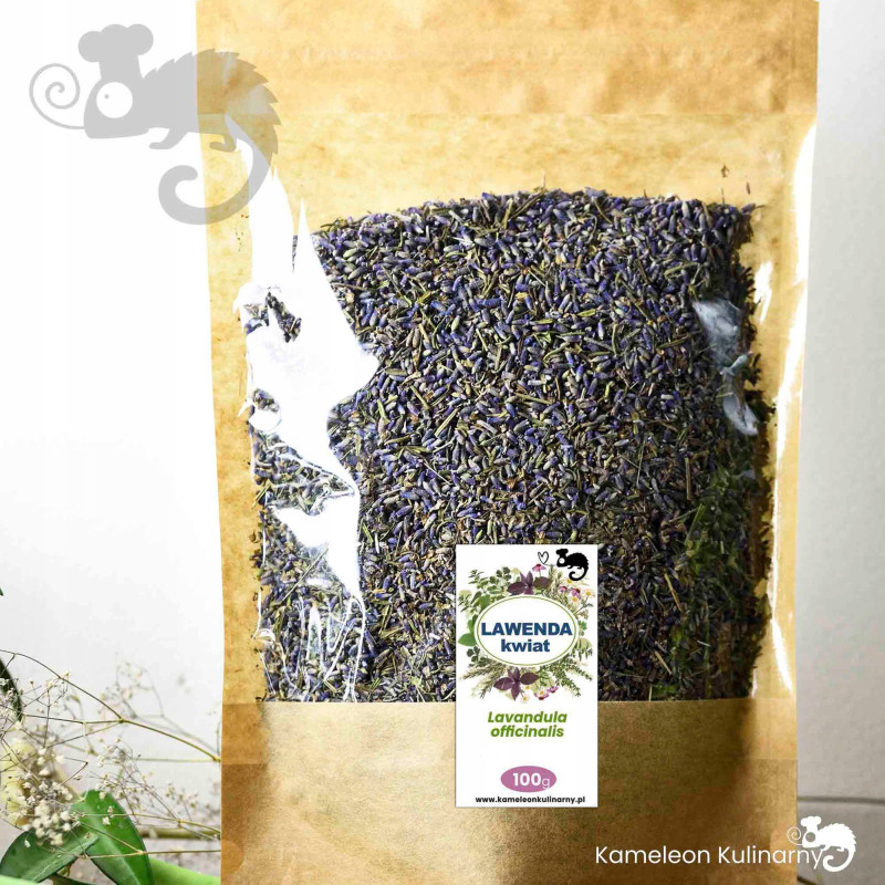 LAWENDA LEKARSKA kwiaty kwiat suszony susz na mole dekoracje 100g 0,1KG
