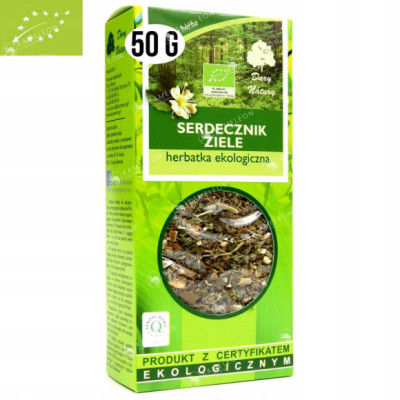 SERDECZNIK ZIELE eko 50g DARY NATURY wsparcie NA SERCE USPOKOJENIE ARYTMIA