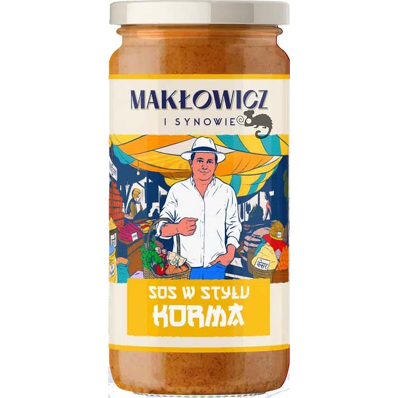 Makłowicz SOS KORMA styl INDYJSKI kokos jogurt imbir 400g