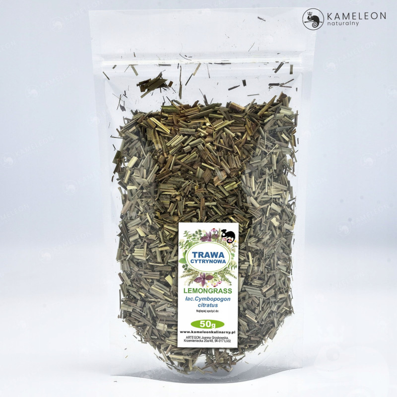 TRAWA CYTRYNOWA suszona cięta lemongrass 50g zioła