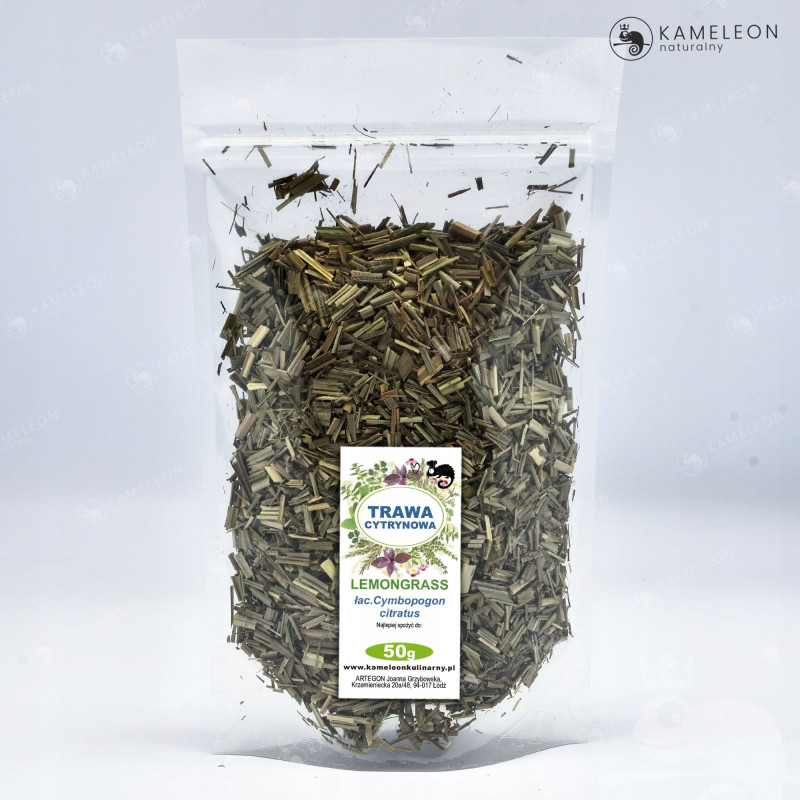TRAWA CYTRYNOWA suszona cięta lemongrass 50g zioła