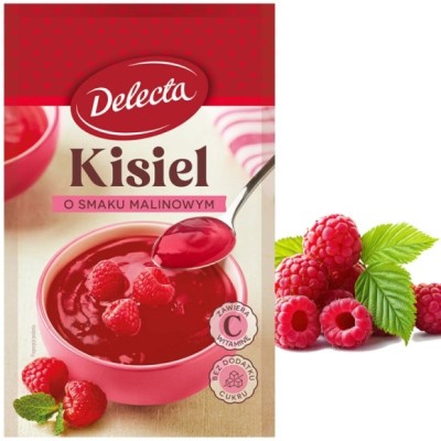 Delecta KISIEL MALINOWY BEZ CUKRU 38g