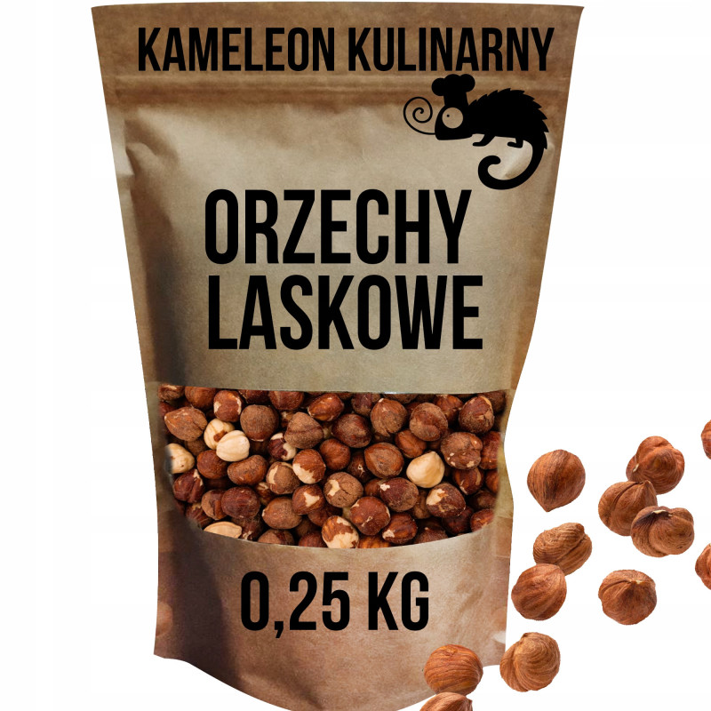 ORZECH ORZECHY LASKOWE całe 250G 0,25KG KAMELEON KULINARNY