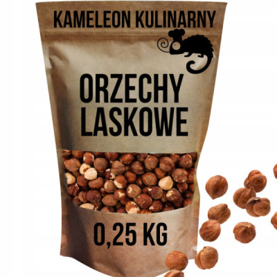 ORZECH ORZECHY LASKOWE całe 250G 0,25KG KAMELEON KULINARNY