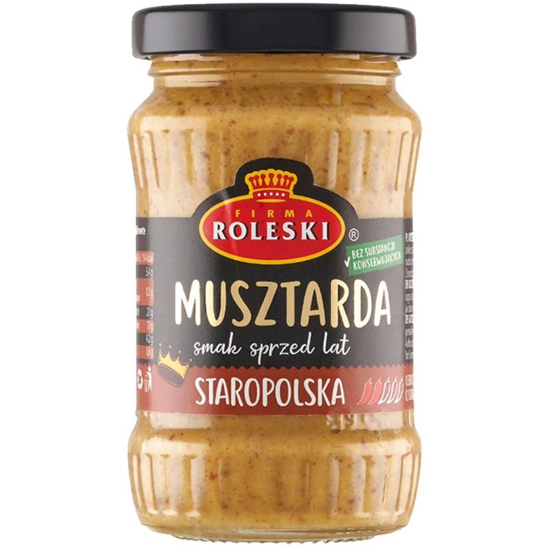 ROLESKI MUSZTARDA Staropolska 175G (słoik)