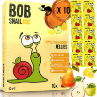 ŚLIMAK BOB PRZEKĄSKA GALARETKA OWOCOWA Jelly JABŁKO GRUSZKA CYTRYNA 90G