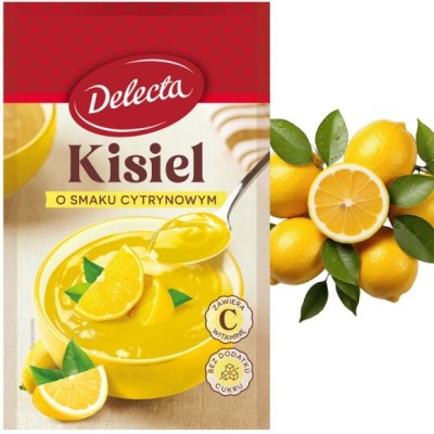 Delecta KISIEL CYTRYNOWY bez dodatku cukru 38G