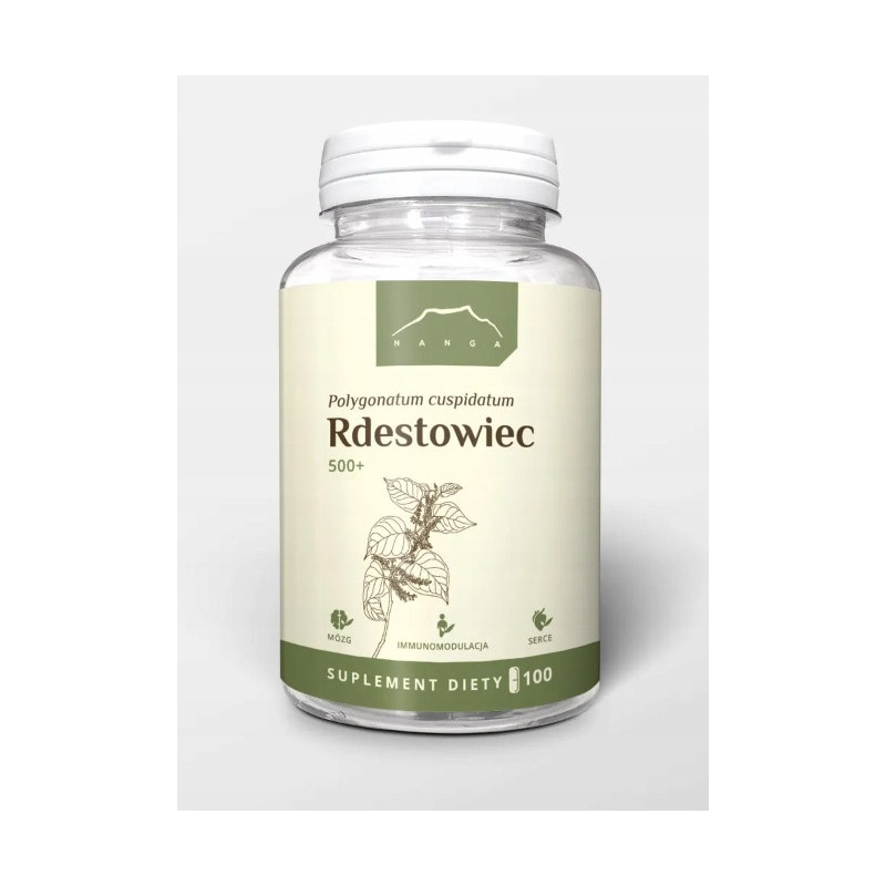 RDESTOWIEC100 kapsułek 500mg NANGA wsparcie: MÓZG SERCE ODPORNOŚĆ