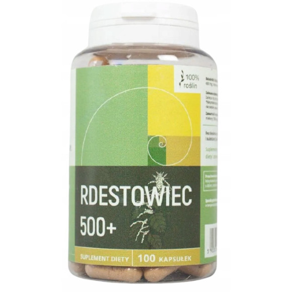 RDESTOWIEC100 kapsułek 500mg NANGA wsparcie: MÓZG SERCE ODPORNOŚĆ