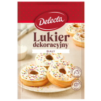 Delecta LUKIER DEKORACYJNY BIAŁY do wypieków 80g