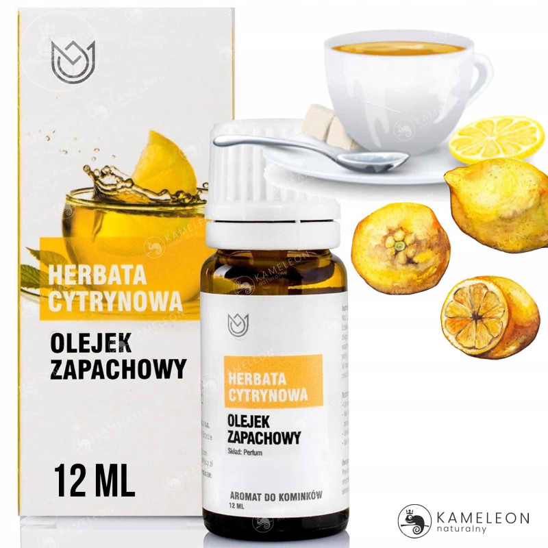 OLEJEK ZAPACHOWY eteryczny HERBATA CYTRYNOWA 12ml