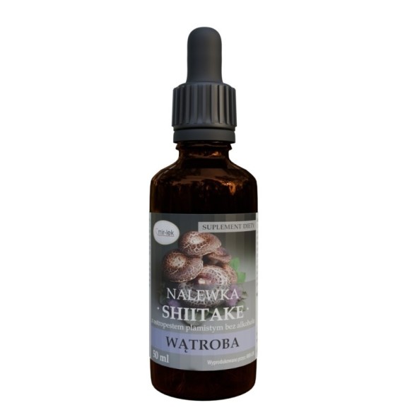 Mir-Lek SHIITAKE z ostropestem plamistym 50ml pomoc WĄTROBA
