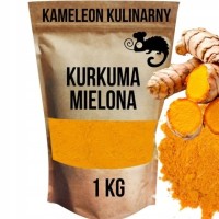 KAMELEON KULINARNY KURKUMA MIELONA 1KG czysta naturalna bez