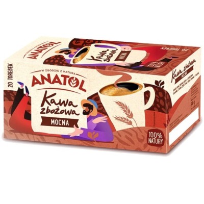 Anatol KAWA ZBOŻOWA MOCNA ekspresowa 20 torebek 84G