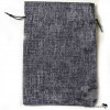 WOREK JUTOWY Z JUTY SZARY ozdobny MOCNY NA PREZENTY PRODUKTY SYPKIE 26x35cm