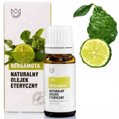 Naturalny OLEJEK ETERYCZNY BERGAMOTA bergamotka 10ml