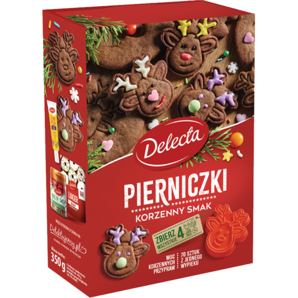 Delecta PIERNICZKI KORZENNE 350g + STEMPEL mieszanka na 70