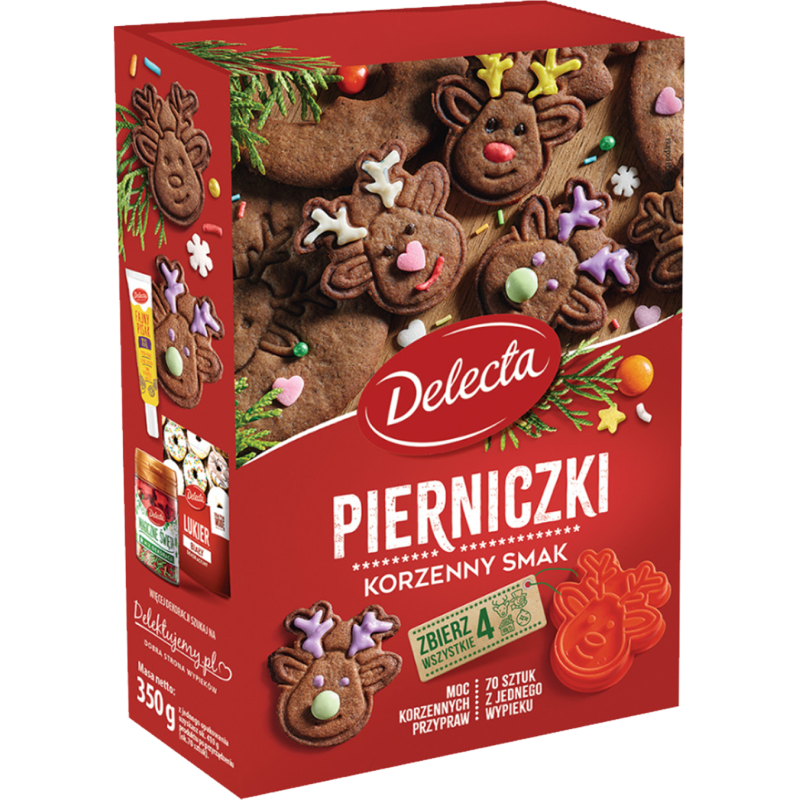 Delecta PIERNICZKI KORZENNE 350g + STEMPEL mieszanka na 70