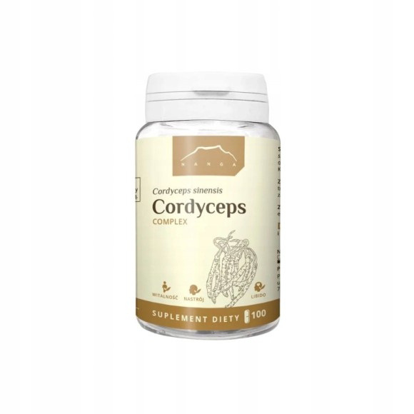 Nanga CORDYCEPS 500 maczużnik 100 kapsułek wsparcie