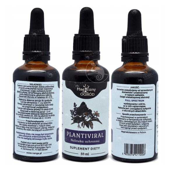 PLATIVIRAL OCHRONNA wg BUHNERA wsparcie ODPORNOŚĆ 50ml NANGA PLATIVIRAL OCHRONNA wg BUHNERA wsparcie ODPORNOŚĆ 50ml NANGA