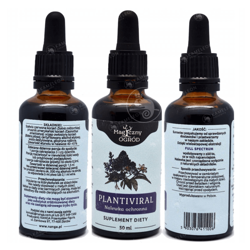 PLATIVIRAL OCHRONNA wg BUHNERA wsparcie ODPORNOŚĆ 50ml NANGA