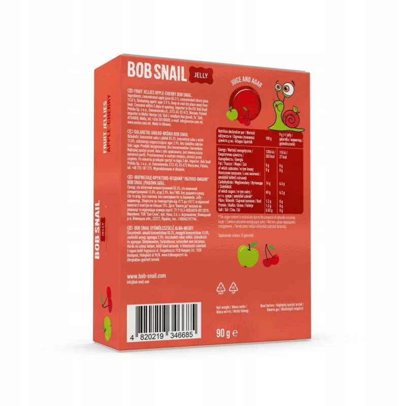 BOB SNAIL JELLY WIŚNIA 90g