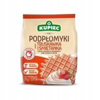 Kupiec PODPŁOMYKI o smaku TRUSKAWKA I ŚMIETANKA 70g