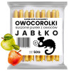 ROLLSY OWOCOWE OWOCOROLKI JABŁKO jabłkowe przekąska 50G KAMELEON KULINARNY