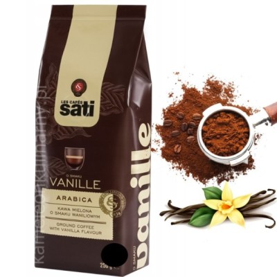 SATI VANILLE KAWA SMAKOWA WANILIOWA Wanilia ARABICA 250g