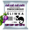 ROLLSY OWOCOWE OWOCOROLKI ŚLIWKA śliwkowe przekąski 50g KAMELEON KULINARNY