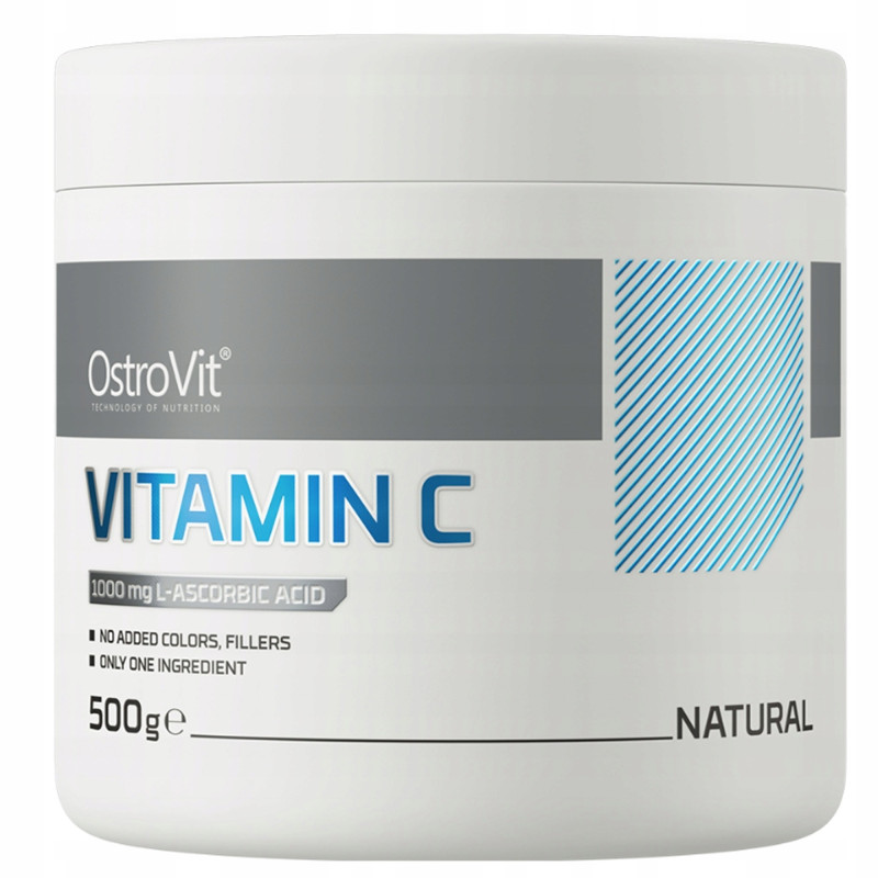 OstroVit WITAMINA C W PROSZKU 1000mg 500g 0,5KG wsparcie ODPORNOŚĆ