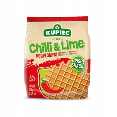 Kupiec PODPŁOMYKI CHILLI & LIME 70g smak papryczki chili