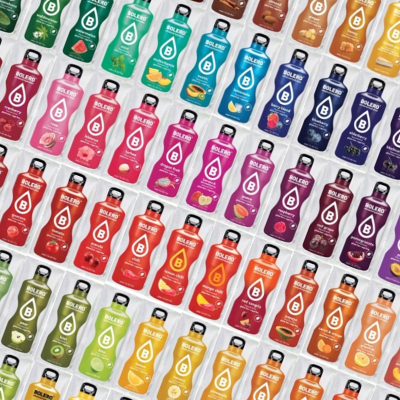 BOLERO DRINK NAPÓJ IZOTON. MIX 30 LOS SMAKÓW x9g na 1