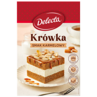 Delecta CIASTO KRÓWKA smak KARMELOWY 530g mieszanka do