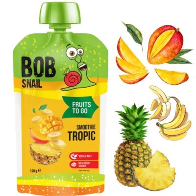 BOB SNAIL MUS MANGO BANAN ANANAS 120G